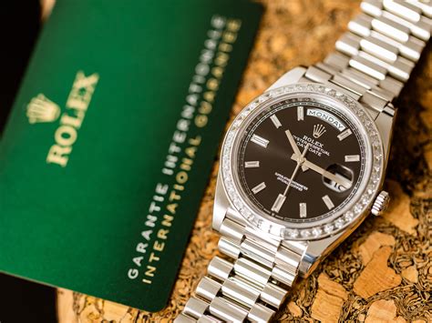 rolex date black dial diamonds|rolex baguette diamond bezel.